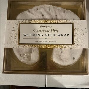 White Warming Neck Wrap